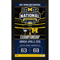 Michigan Wolverines 2026 NCAA Men's Basketball Champions Frame