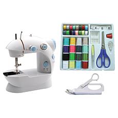 Michley LSS-202 Combo 2-Speed Portable Sewing Machine with Sewing Kit