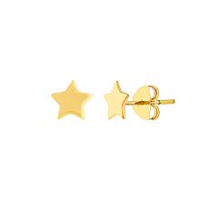 Midas Chain 14K Yellow Gold Star Stud Earrings