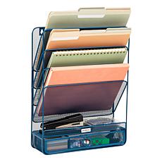 Mind Reader 4 Tier Wall Mount Vertical File Storage