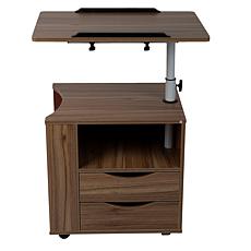 Mind Reader Bedside Workstation Adjustable Desk Nightstand