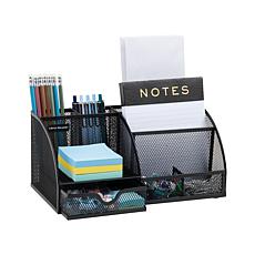 Mind Reader Mesh Office Supplies Desktop Organizer