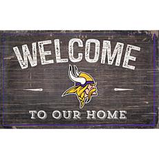 Minnesota Vikings 11x19 Welcome to our Home Sign 
