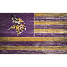 Minnesota Vikings Distressed Flag 11x19