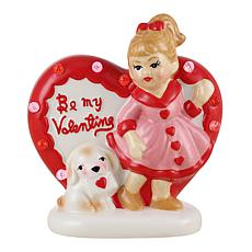 Miss Valentine Ceramic Valentine Cat in Tea Cup