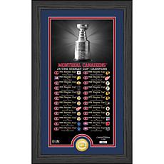 Montreal Canadiens Limited Edition 12" x 20" Framed Collectible