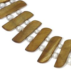 Mother-of-Pearl Collar Necklace