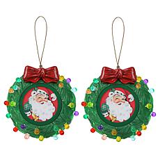 Mr. Christmas 2-pack Recordable Ornaments with Frames