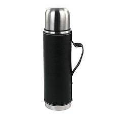Mr. Coffee 23 oz. Stainless Steel Thermal Travel Bottle in Leatherette