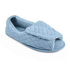 men's open toe velcro slippers