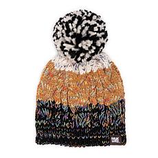 Muk Luks Women's Colorblock Stripe Cable Beanie
