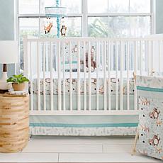 My Baby Sam Forest Friends 3-piece Crib Bedding Set