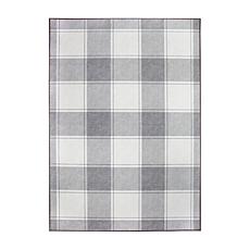 My Magic Carpet Buffalo Plaid Washable Area Rug 5'x7'
