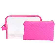 My Tag Alongs 2-Piece Clear Travel Storge Pouch Set