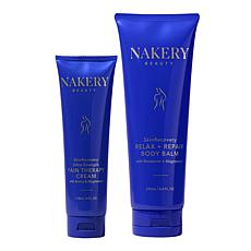 Nakery Beauty 2-piece Pain Cream and R&R Body Balm