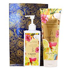 Nakery Beauty Tropical Therapy Body Butter and Face, Body & Hair Wash