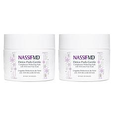 NassifMD 60-Count Gentle Detox Treatment Pads 2-Pack in Holiday Jars