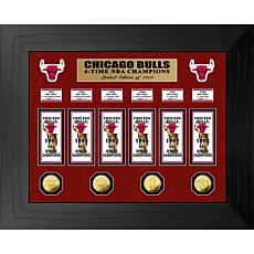 NBA Bulls 6-Time NBA Champs Banner Collection