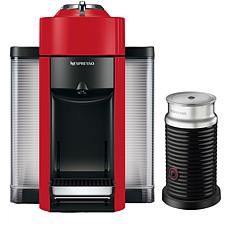 Nespresso Vertuo Red Single-Serve Machine w/Aeroccino Frother