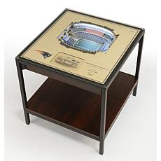 New England Patriots 25-Layer Stadium Views Lighted End Table