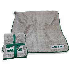 New York Jets Fleece Throw Blanket 50"X 60"-100% Polyester  Northwest Co. NFL