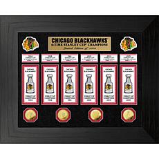 NHL Blackhawks 6-Time Stanley Cup Champs Deluxe Banner