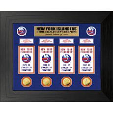 NHL Islanders 4-Time Stanley Cup Champs Deluxe Banner