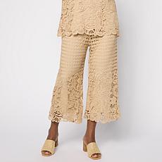 Nina Leonard Elastic Waist Pull-On Cropped Pant