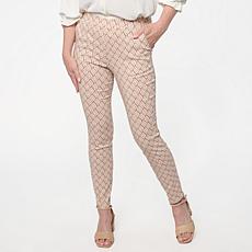 Nina Leonard Millennium Knit Narrow Leg Pull-On Pant