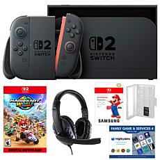 Nintendo Switch 2 with MarioKart World 256GB micro SD and Accessories
