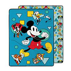 Northwest Silk Touch 50"W x 70"L Mickey and Friends Throw