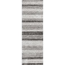 nuLOOM Drey Striped Shag 2' 6" x 6' Area Rug 