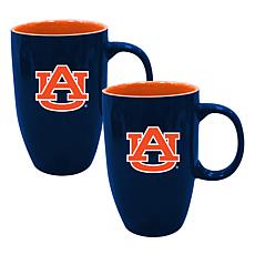 Official College Team 20oz Ceramic Mug 2-Pack Auburn