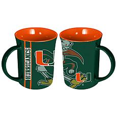 Official College Team Spirit 15oz Ceramic Mug 2-Pack Miami
