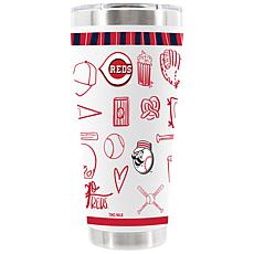 Official MLB 30oz Stainless Steel Tumbler Cincinnati Reds