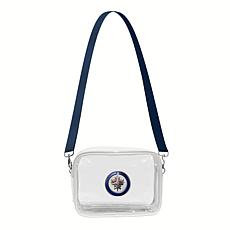 Official NHL 3D Logo Clear Fanny Fan Purse - Winnipeg Jets