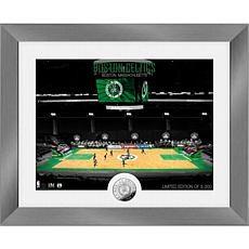 Officially Licensed Boston Celtics Art Deco Silver Coin Photo Mint