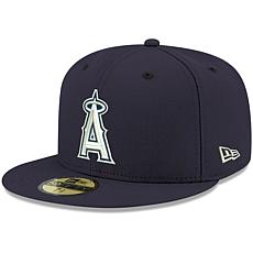 Officially Licensed Fanatics MLB Men's Athletics White Logo Fitted Hat