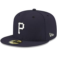 Officially Licensed Fanatics MLB Men's Pirates White Logo Fitted Hat