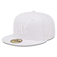 Officially Licensed Fanatics MLB Men's Rays White on White Hat
