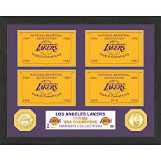 Officially Licensed Los Angeles Lakers "Bronze" Coin Banner Collection