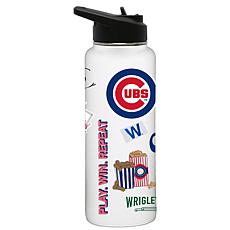 Officially-Licensed MLB Chicago Cubs 34oz Stainless Steel Tumbler