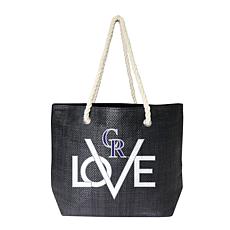 Officially Licensed MLB Love Tote - Colorado Rockies