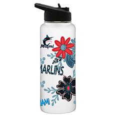 Officially-Licensed MLB Miami Marlins 34oz Stainless Steel Tumbler