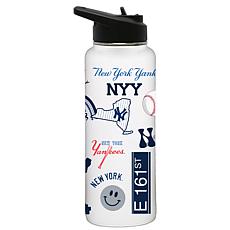 Officially-Licensed MLB New York Yankees 34oz Stainless Steel Tumbler