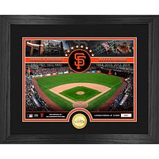 Officially Licensed MLB San Francisco Bronze Coin Stadium Photo Mint