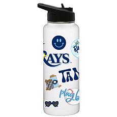 Officially-Licensed MLB Tampa Bay Rays 34oz Stainless Steel Tumbler