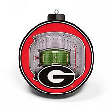 Officially Licensed NCAA 3D StadiumView Ornament 2-pack - Georgia
