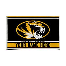 Officially Licensed NCAA Missouri Tigers Personalized Banner Flag