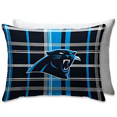 Officially Licensed NFL 20" x 26" Plush Bed Pillow - Carolina Panthers